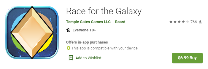 race for the galaxy app